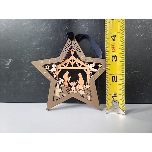 Nativity Scene Christmas Ornament - Picture 5 of 10